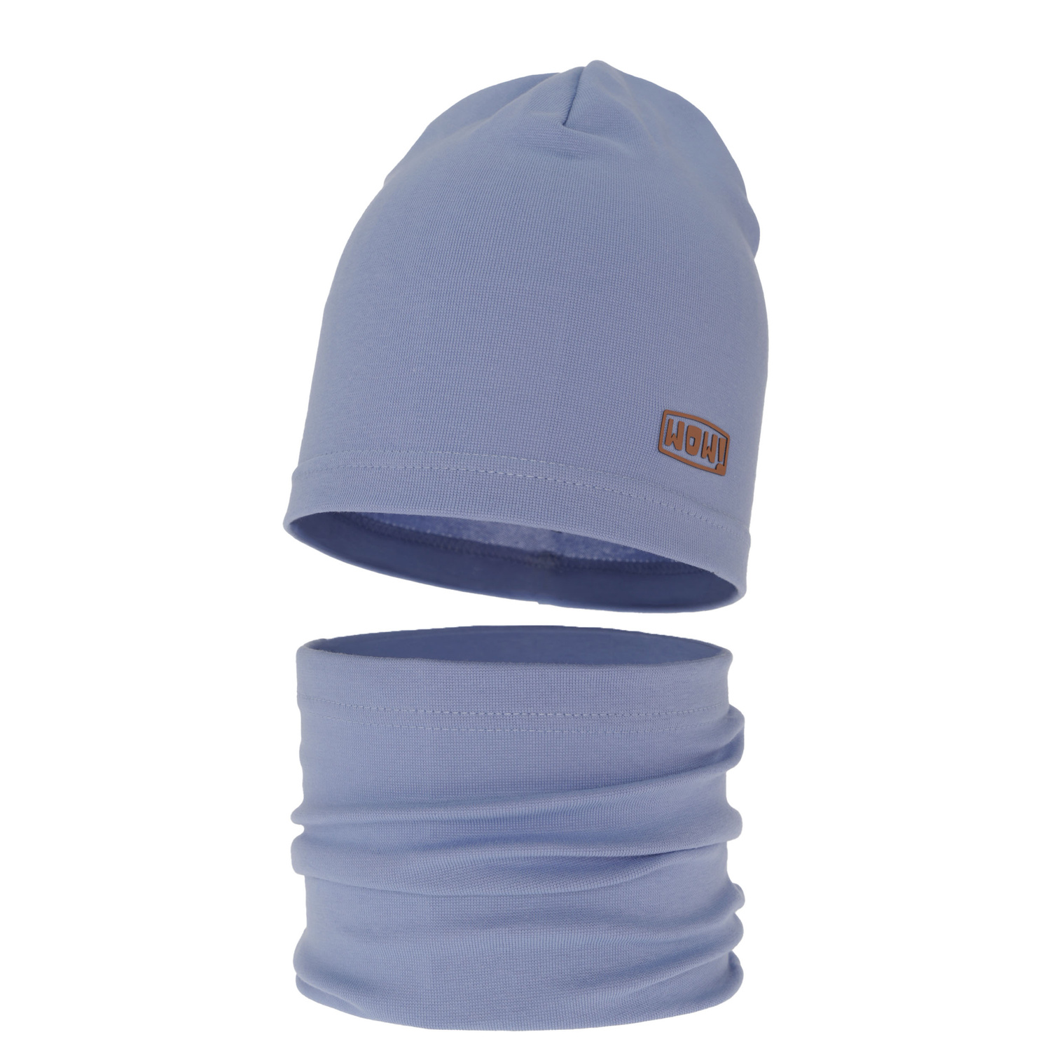 Komplet podzimní/jarní chlapecký: čepice a tunel modrý Frizer