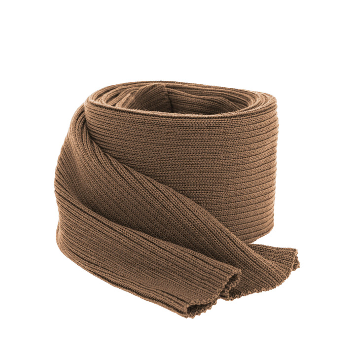 Šátek zimný pánsky hnědý 100% extrafine merino vlnený Brayan