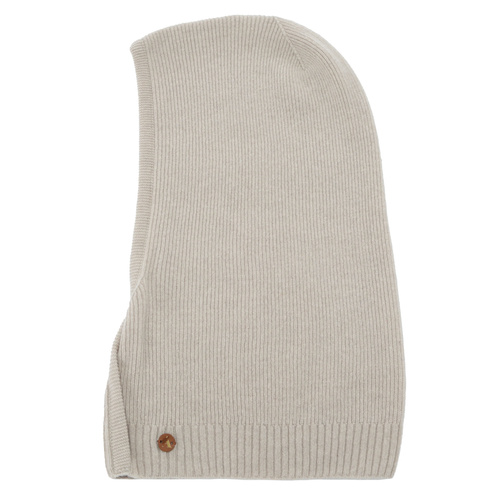 Kukla podzimní, zimní, dámská, béžová, merino vlna s kašmírem, Kiruna