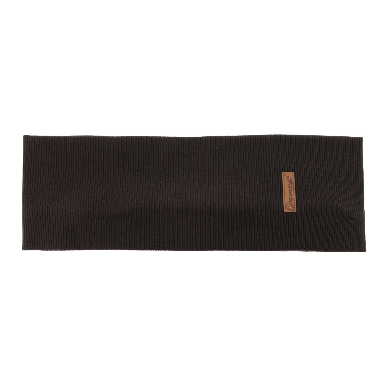 Dámská podzimní, jarní, hnědá, bavlněná čelenka Sharon