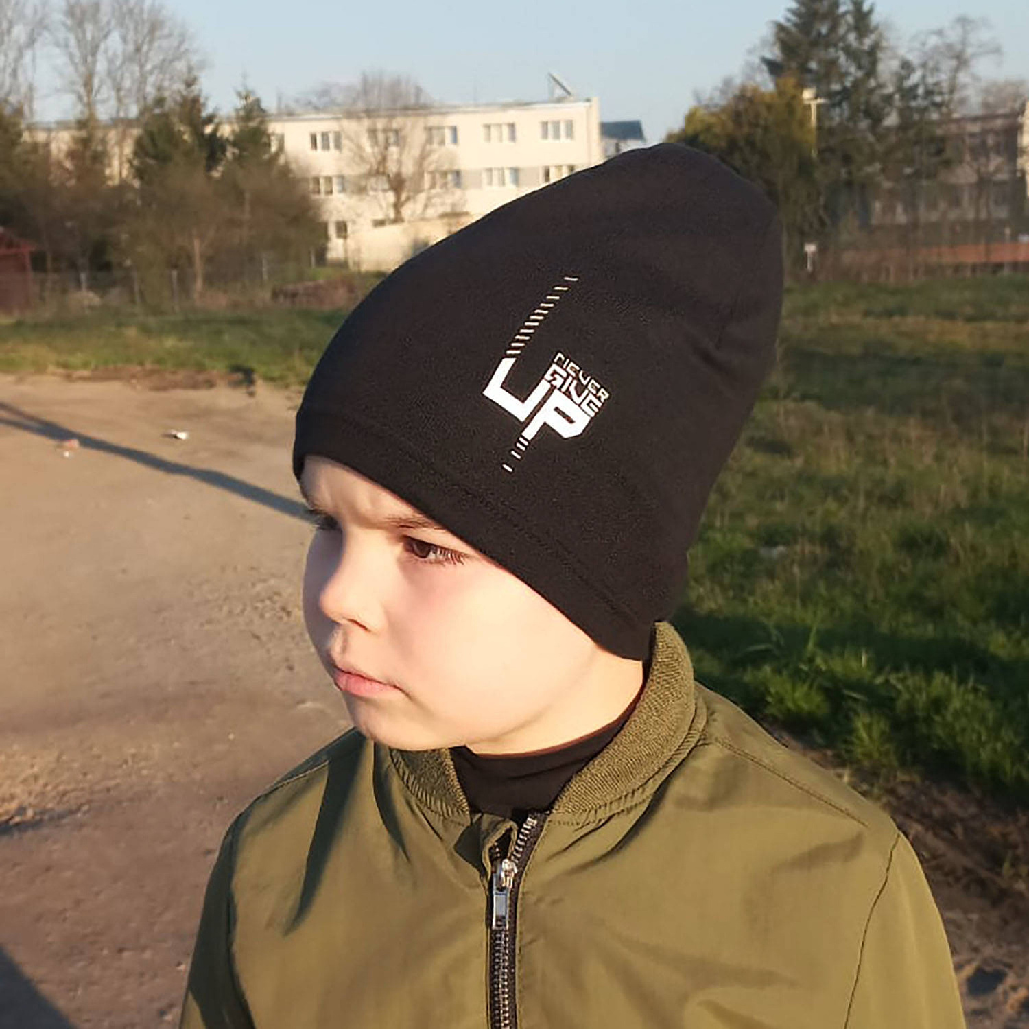 Chlapecká podzimní/jarní čepice šedá Kaltel