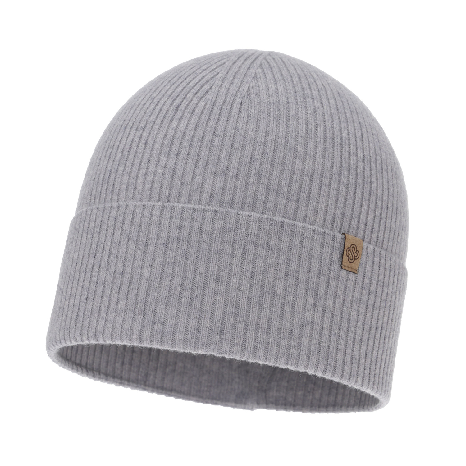 Čepice podzimní, zimní dámská, šedá, z merino vlny s kašmírem, Alineta