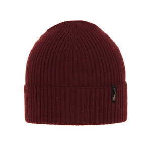 Dámská zimní čepice červená 100% extra fine merino vlněná Megan			