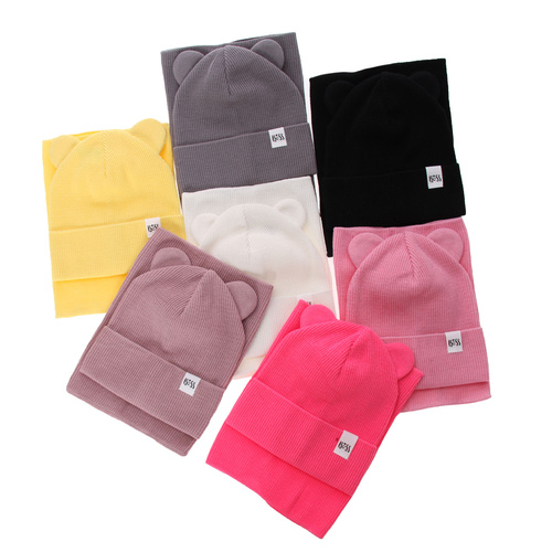 Komplet podzimní/jarní dívčí: čepice a tunel , s bavlnou, růžový Kajra