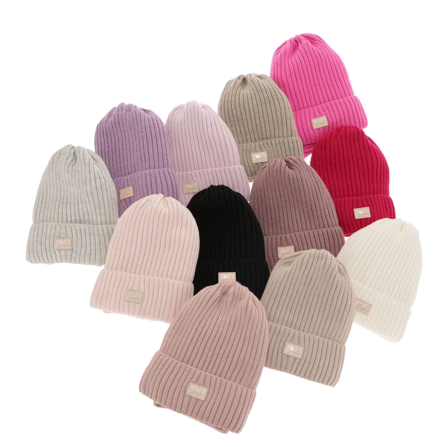 Komplet zimnej dívčej: čiapka a tunel růžový Tampa