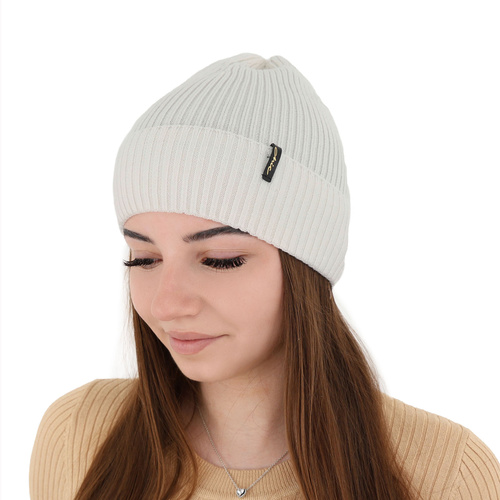 Dámská zimní čepice, bordová, 100% merino vlněná, Megan