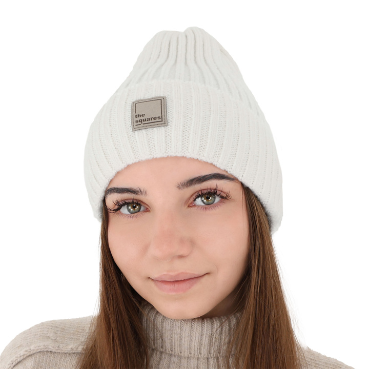 Dámska zimná čiapka růžová merino vlnená Benedetta