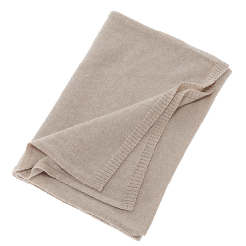 Šála zimní dámská, světle béžová, merino vlna s kašmírem, Irenia