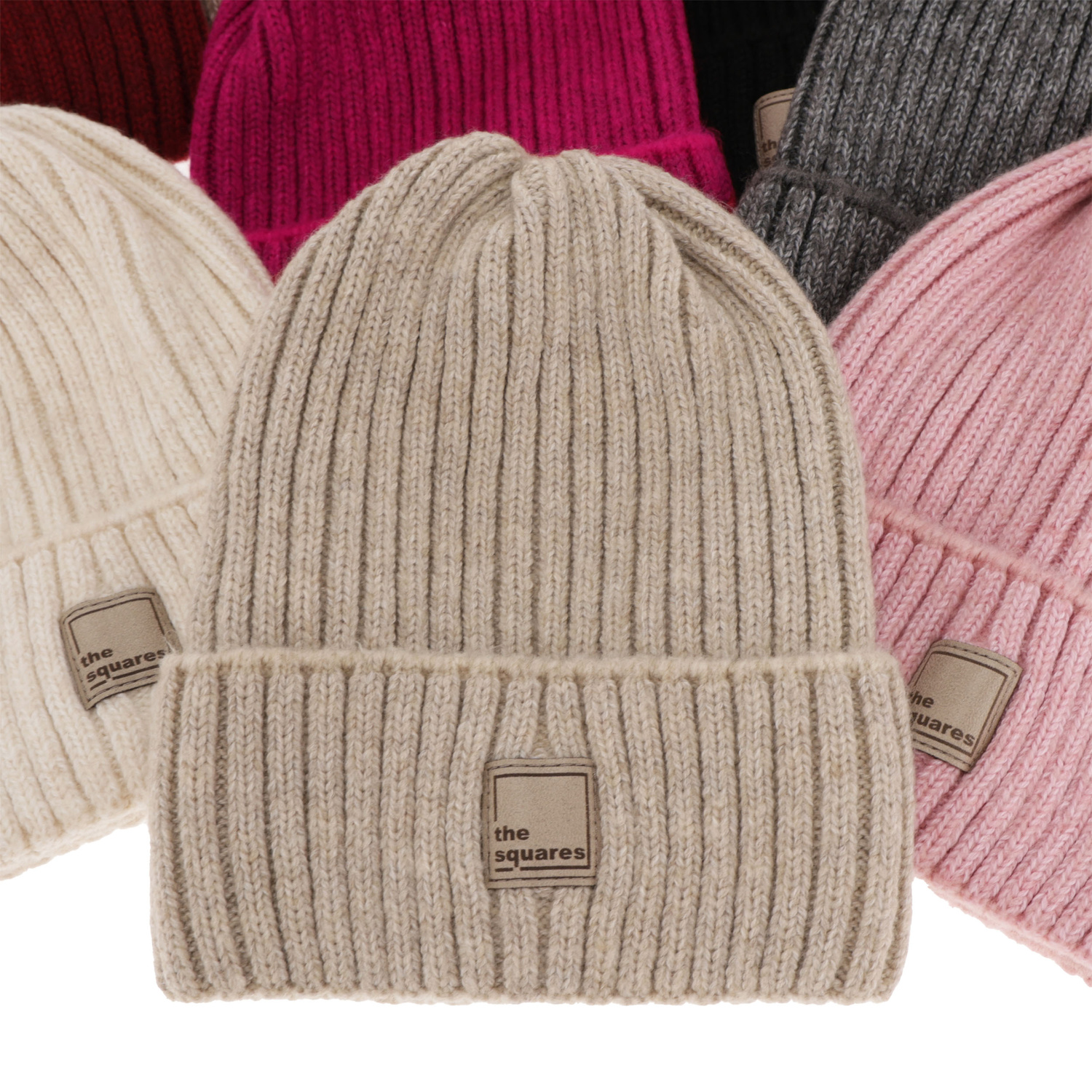 Dámská zimní čepice, hnědá, s merino vlnou, Benedetta