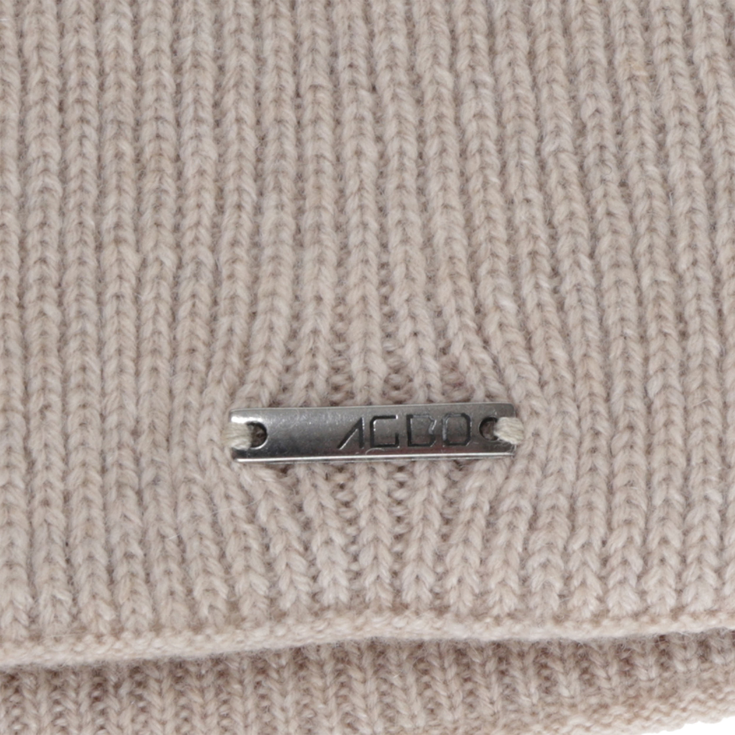 Dámská podzimní/zimní čepice, světle béžová, s merino vlnou s kašmírem, Sindra