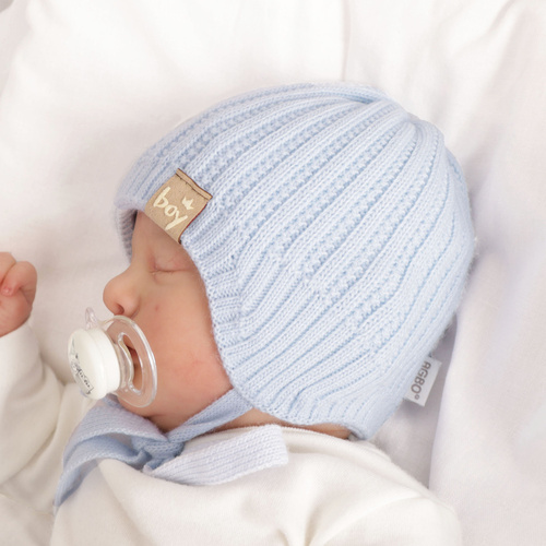 Chlapecká podzimní/jarní čepice modrá Chico