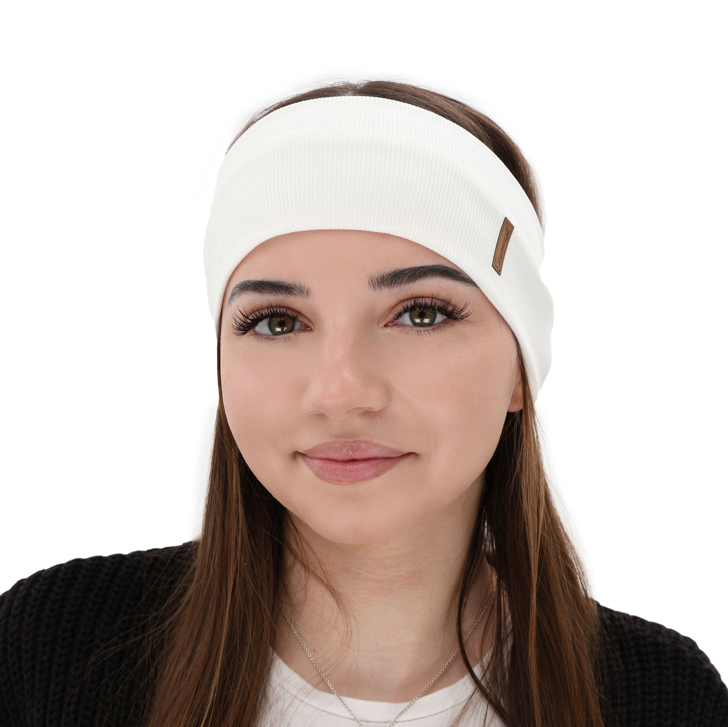Dámská podzimní, jarní, růžová, bavlněná čelenka Sharon