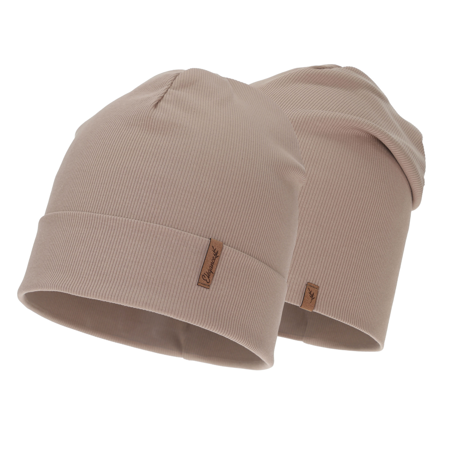 Dámská podzimní/jarní čepice, béžová, bavlněná, Zenita