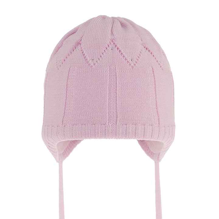 Čepice podzimní/jarní dívčí fialová Mercja