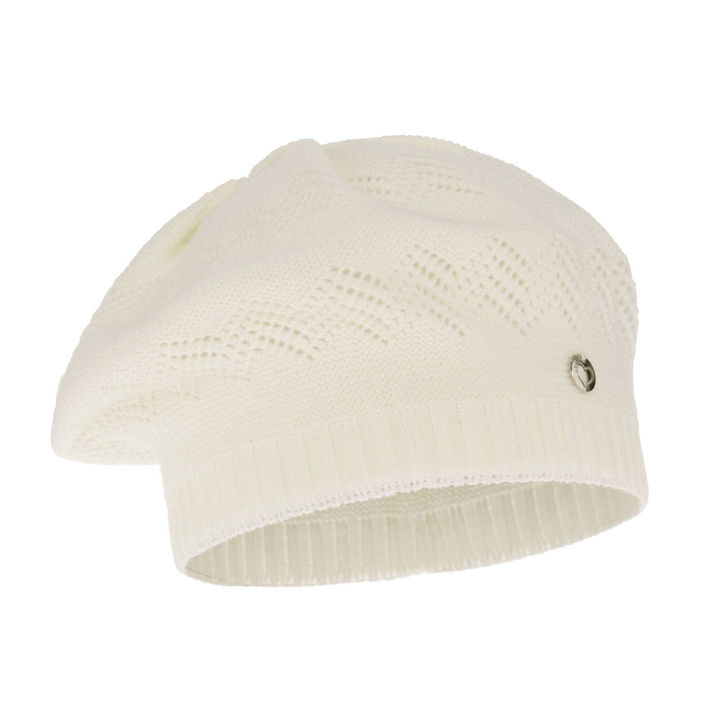 Čepice podzimní/jarní dívčí krémová Filadelfia