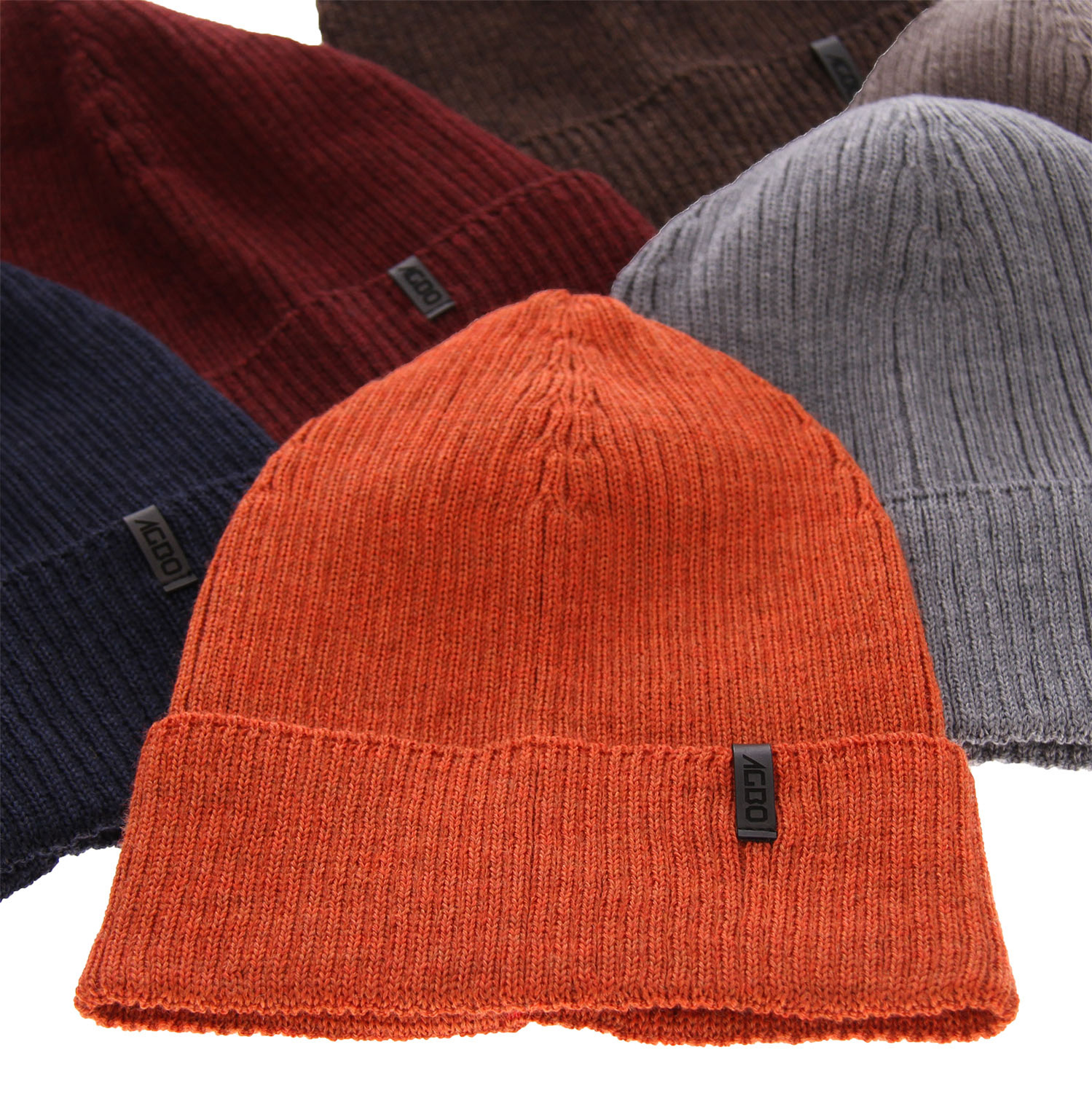 Čepice zimní pánská černá 100% vlněná Merino Thorin