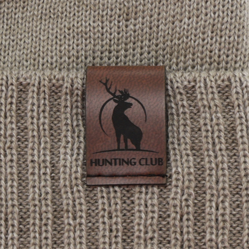 Pánská zimní čepice, jasnohnědá, s merino vlnou, Hogan