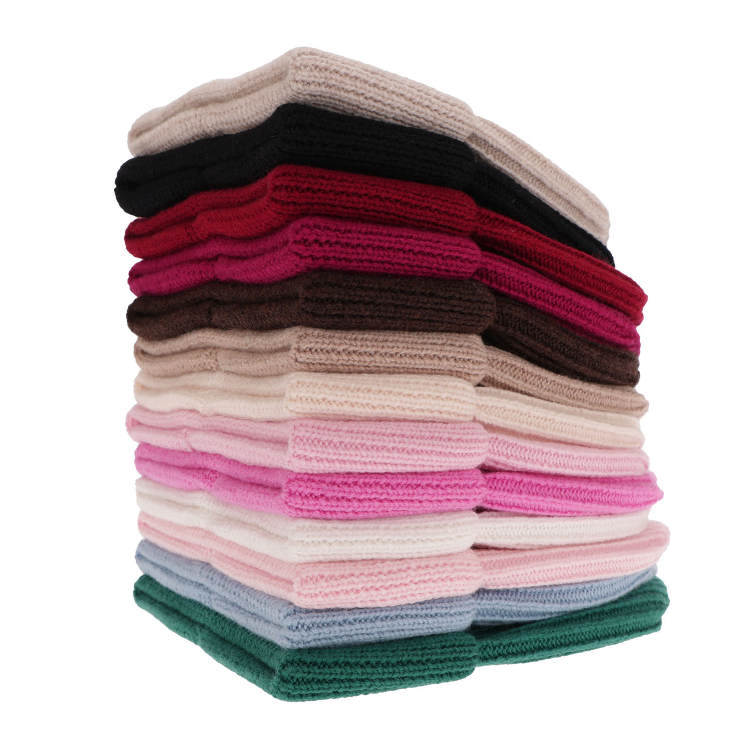 Dámská zimní čepice černá 100% extra fine merino vlněná Isla