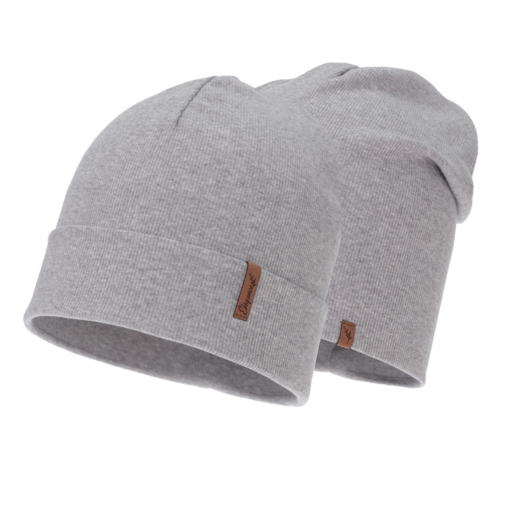 Dámská podzimní/jarní čepice, černá, bavlněná, Zenita