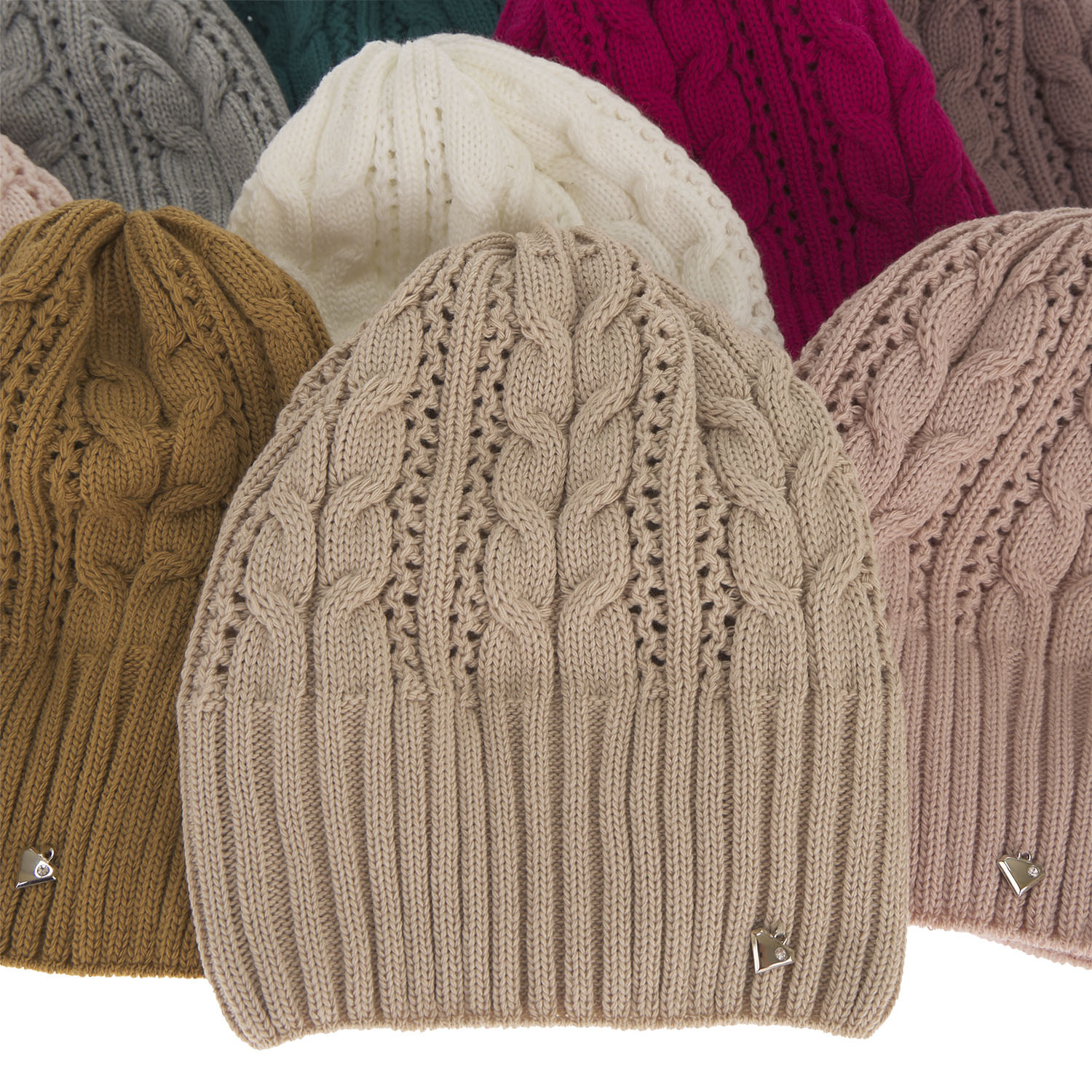 Dámská zimní čepice bílá Sarysa