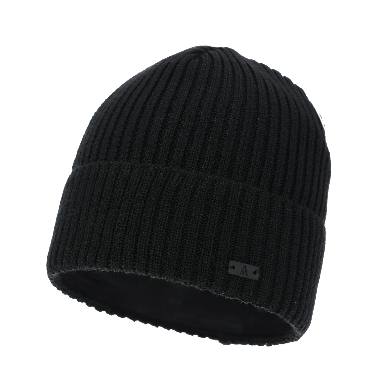 Pánská zimní čepice, černá, s merino vlnou, Jeffrey