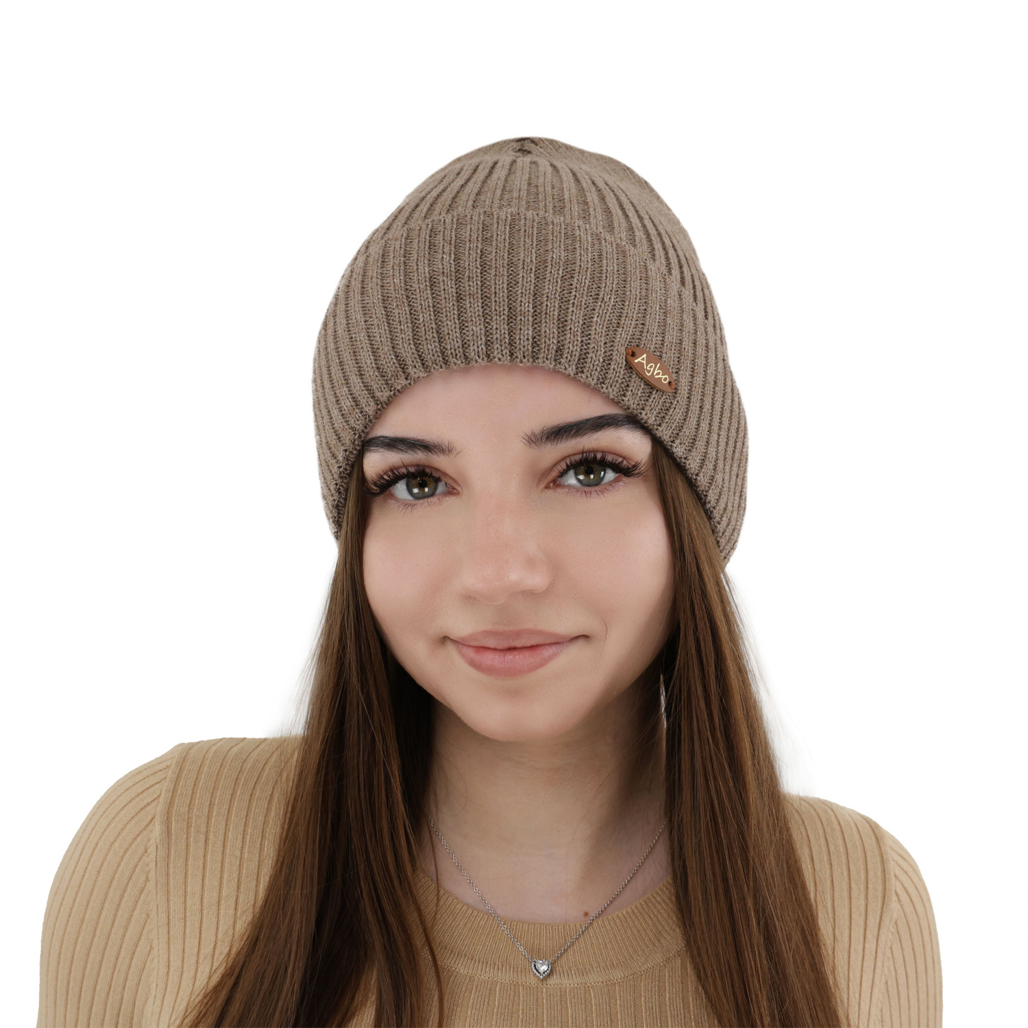 Dámská zimní čepice, černá, s merino vlnou Shila