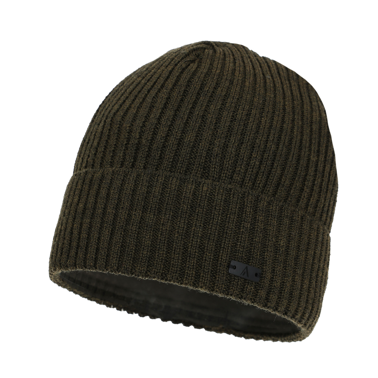 Pánská zimní čepice, khaki, s merino vlnou, Jeffrey