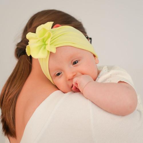 Čepice podzimní/jarní dívčí zelená Werka