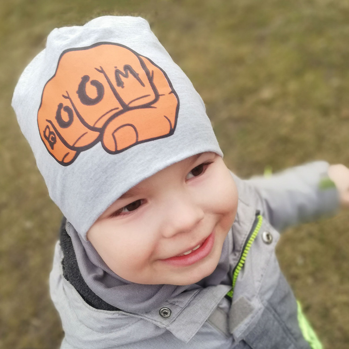 Čepice podzimní/jarní chlapecká modrá Ruben
