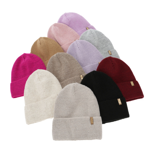 Dámská zimní čepice, černá, s merino vlnou, Tahoe