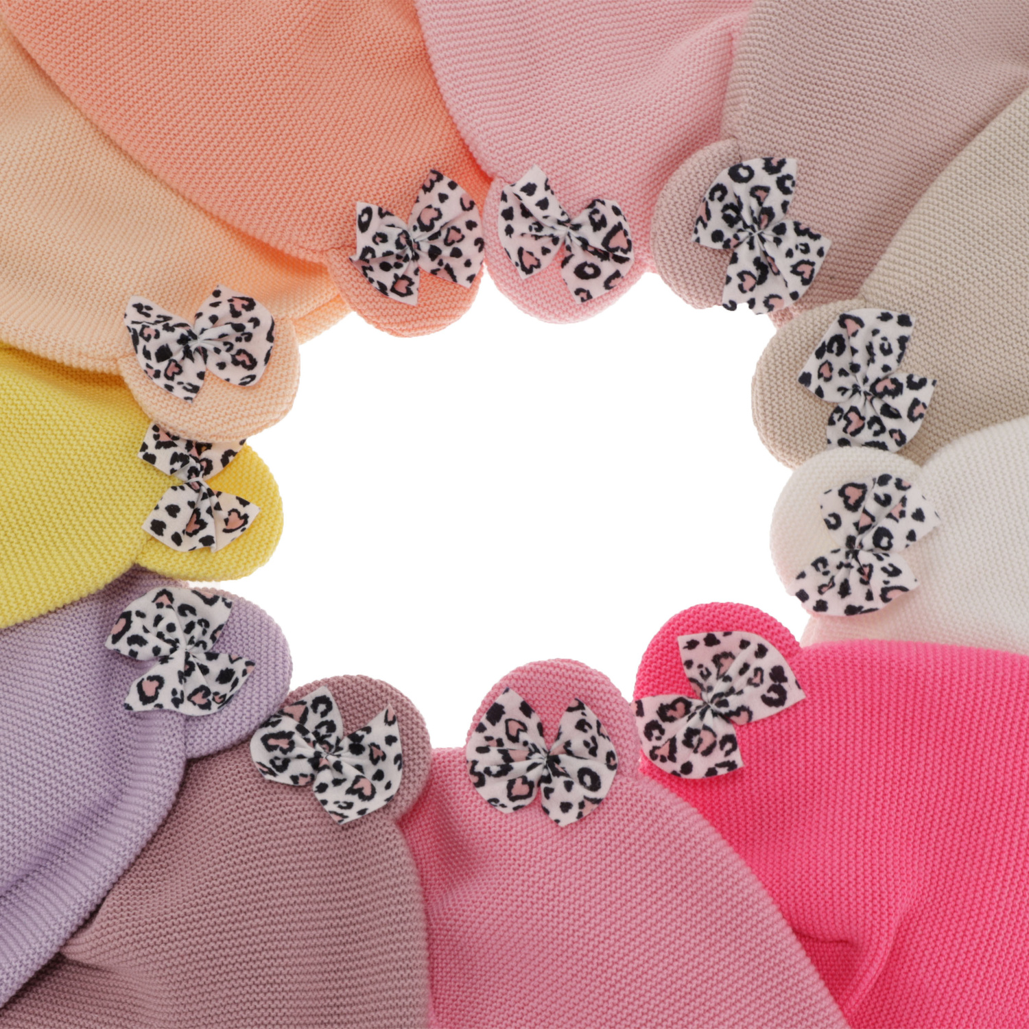 Komplet podzimní/jarní dívčí: čepice a tunel, s bavlnou, růžový Nicolette