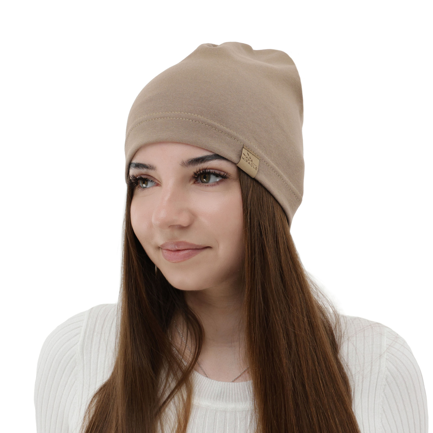 Čepice podzimní/jarní dámská bavlněná černá Brema
