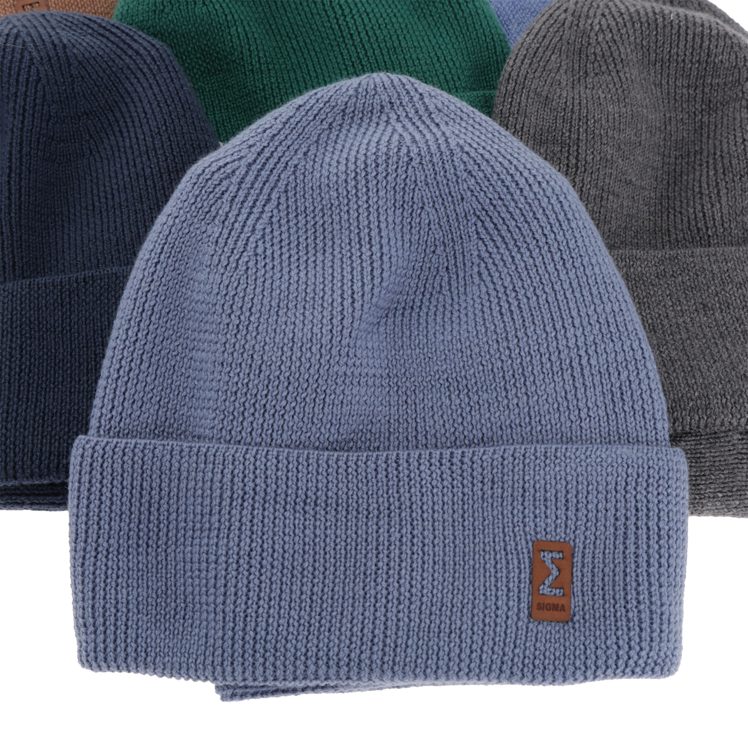 Komplet podzimní/jarní chlapecký: čepice a tunel béžový 100% extrafine merino vlna Bruce