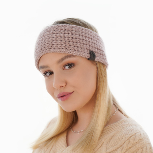 Dámská zimní čelenka růžová Alexis