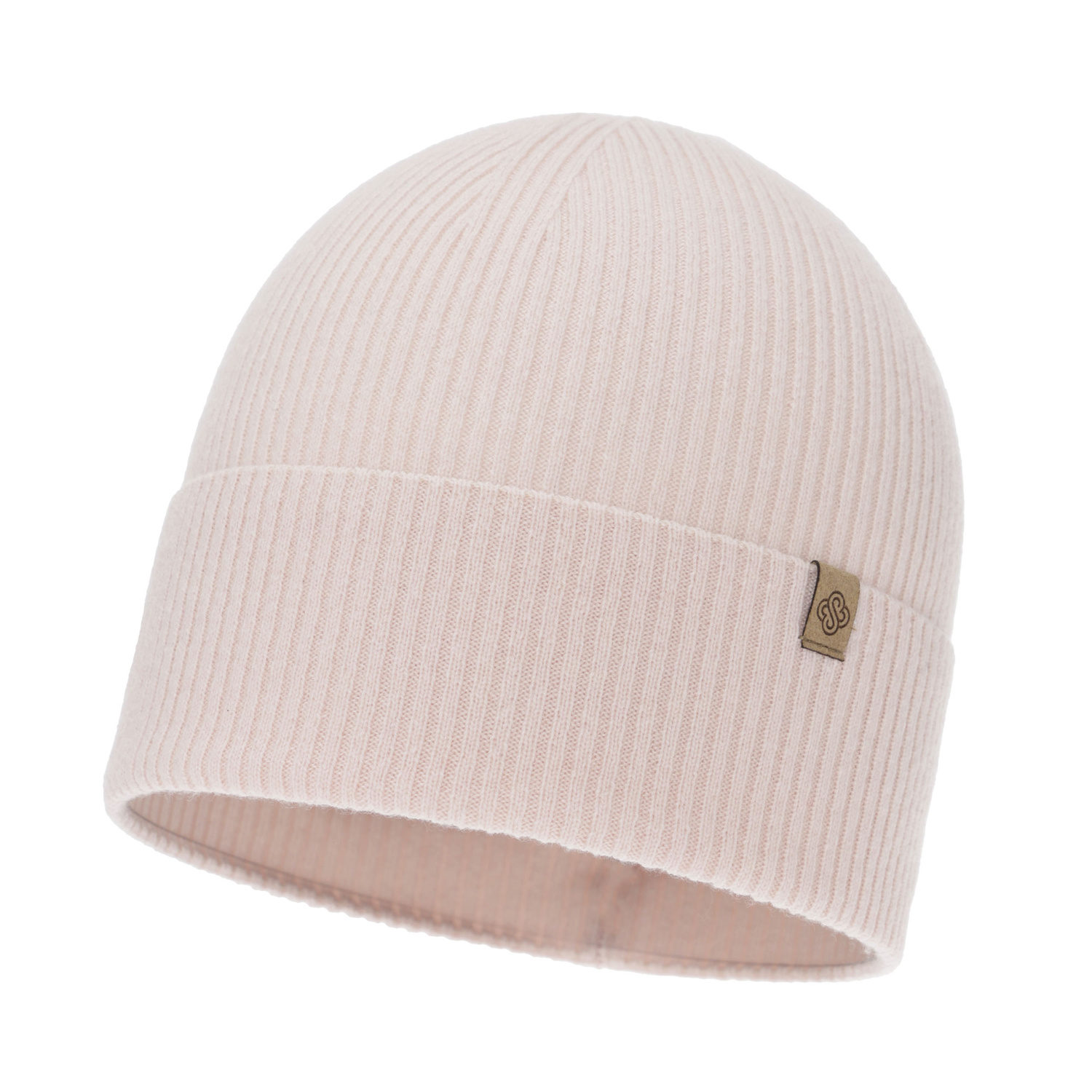 Dámská podzimní/jarní čepice, světle růžová, merino vlna s kašmírem, Alineta