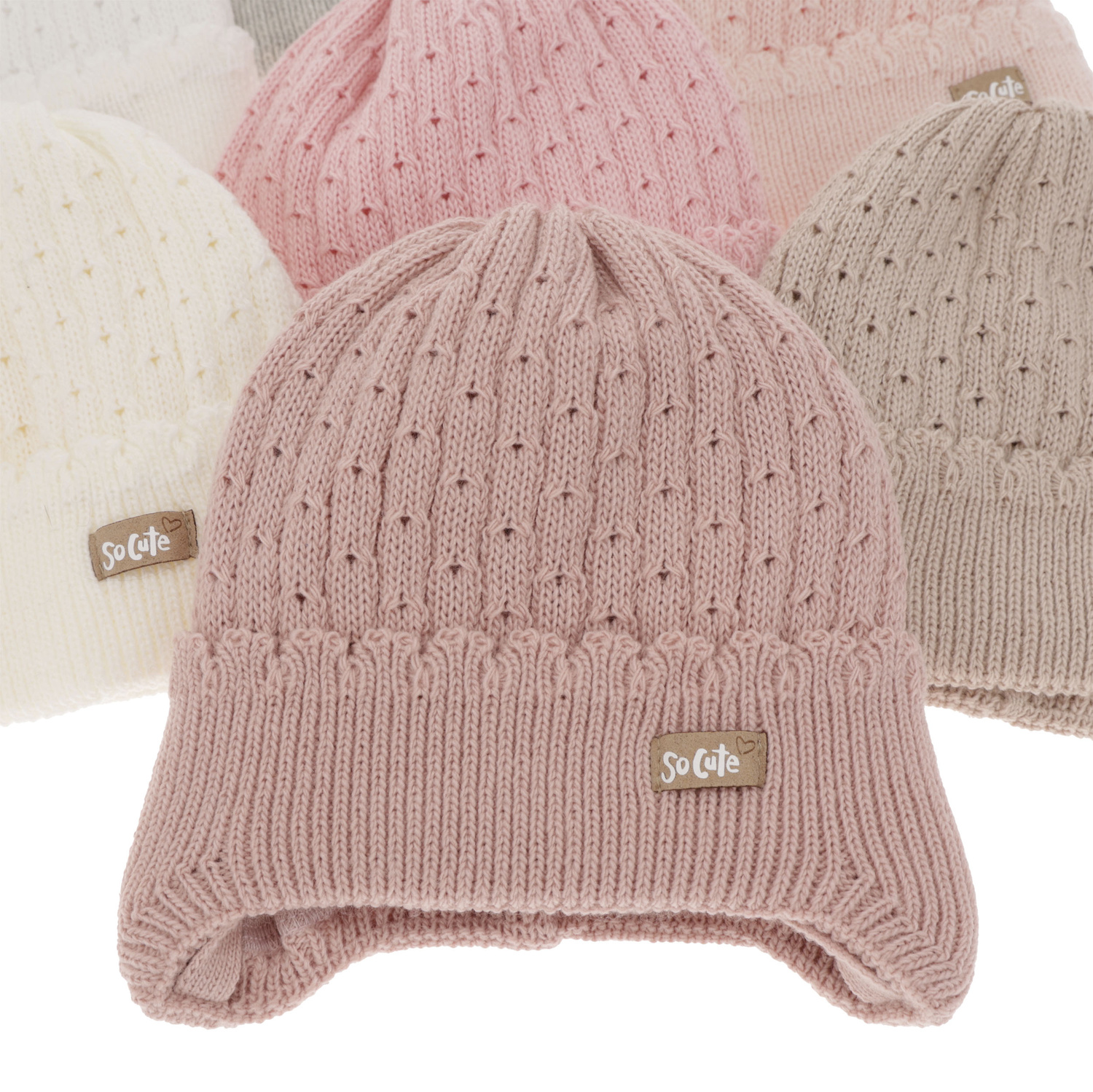 Dívčí podzimní/jarní čepice šedá Tema