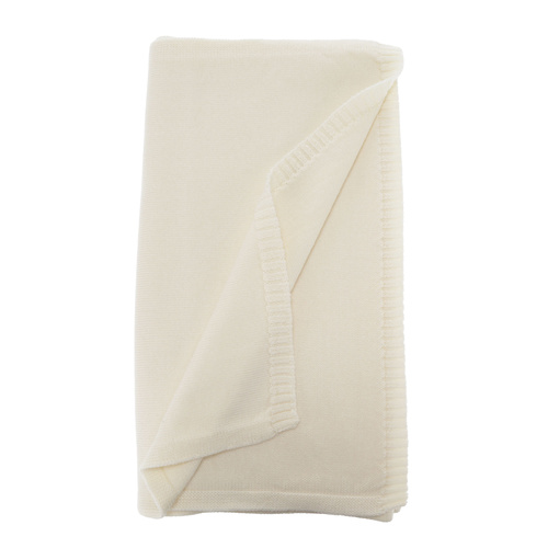 Šála zimní dámská, krémová, 100% merino vlněná, Elonia