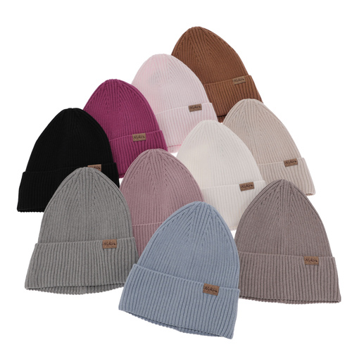 Dámská jarní/zimní čepice, s bavlnou, béžová Messina