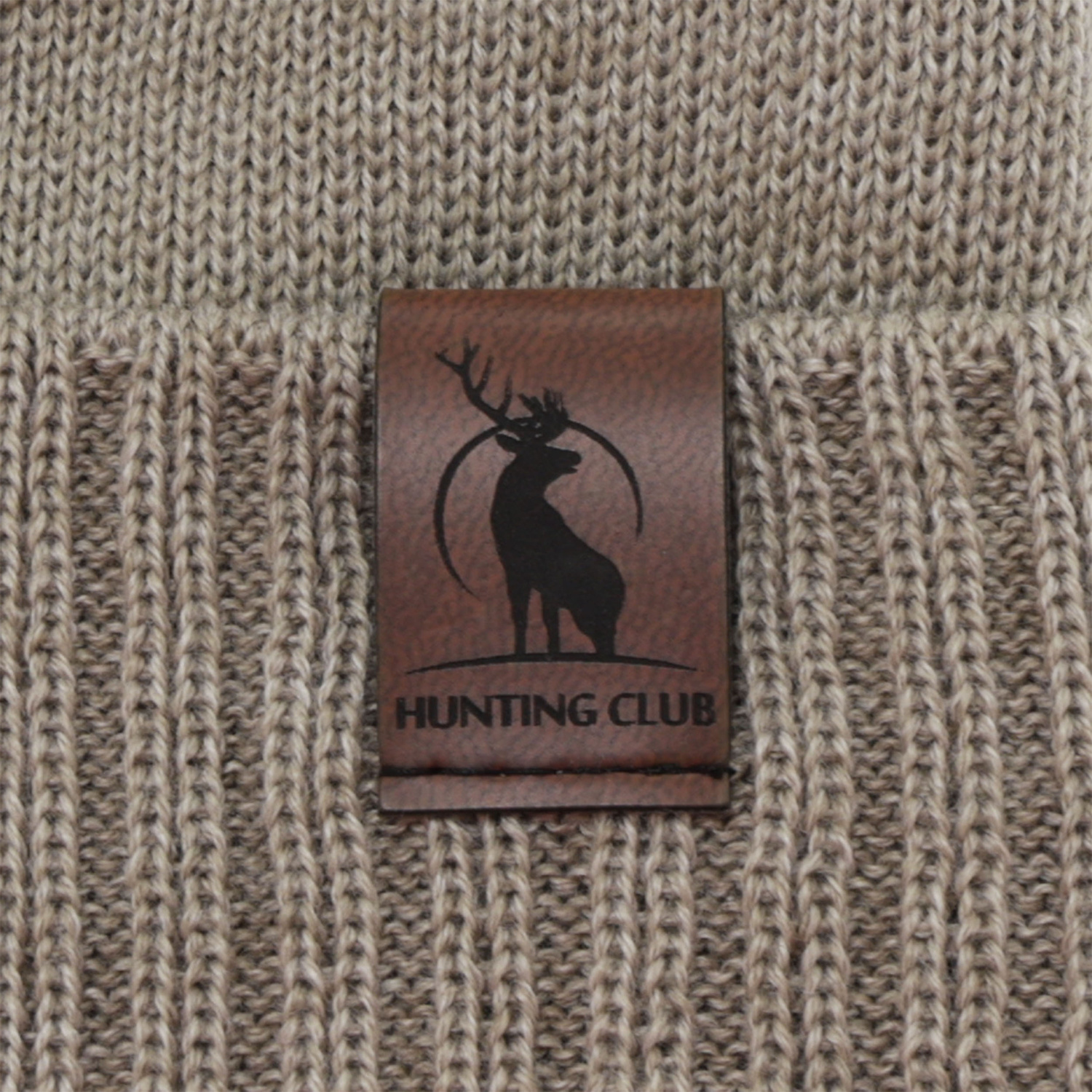 Pánská zimní čepice, béžová, s merino vlnou, Hogan