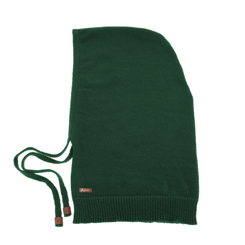 Kukla zimní dámská, zelená, s merino vlnou, Elizabeth