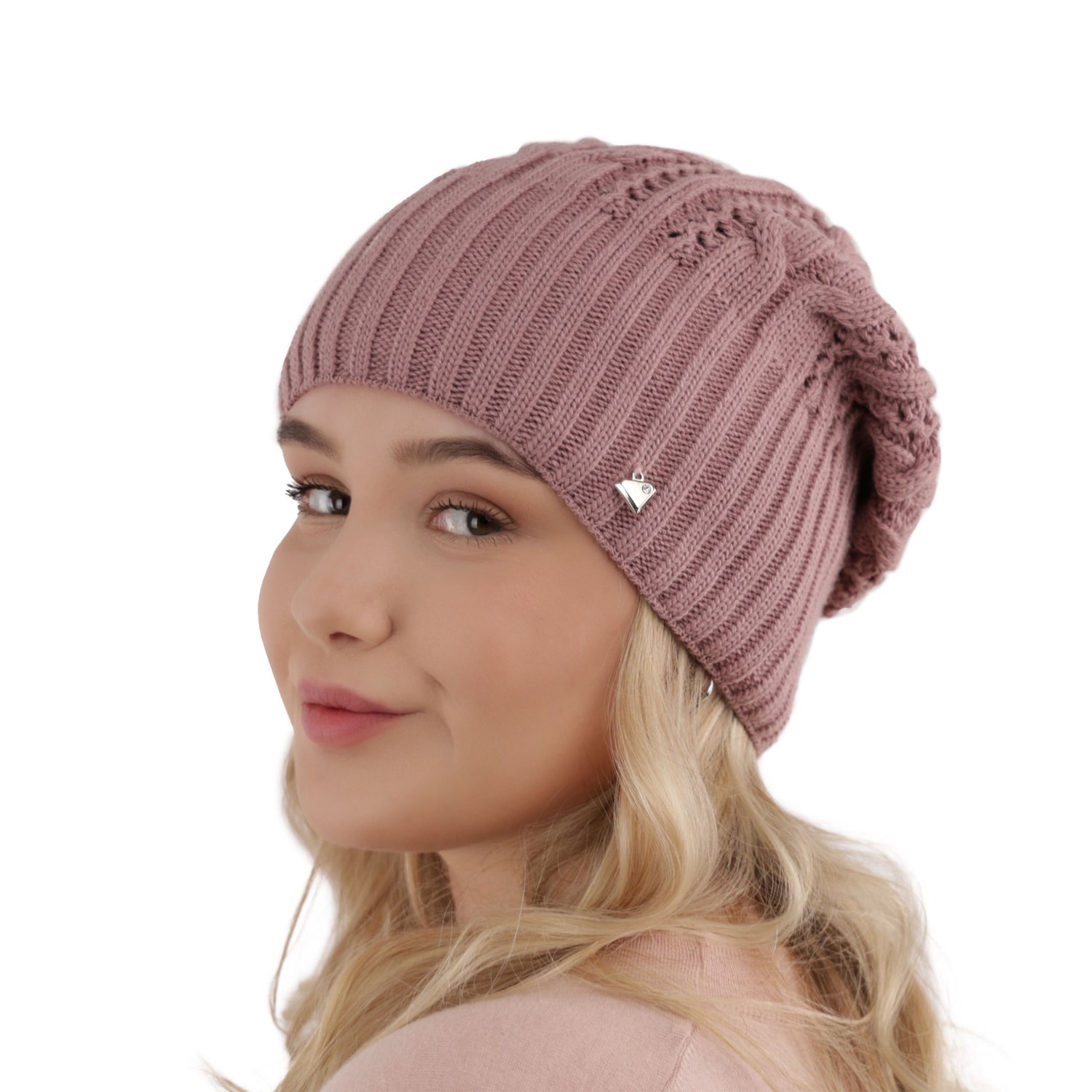 Dámská zimní čepice bílá Sarysa