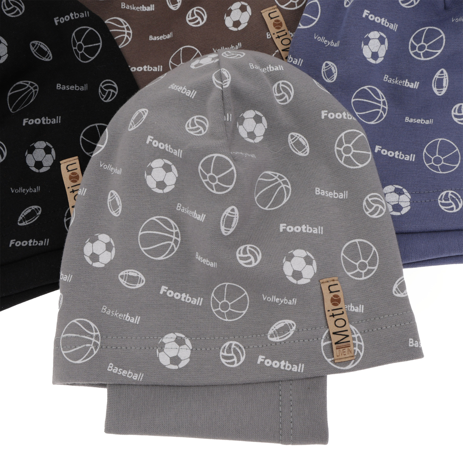 Komplet podzimní/jarní chlapecký: čepice a tunel hnědý Paolo