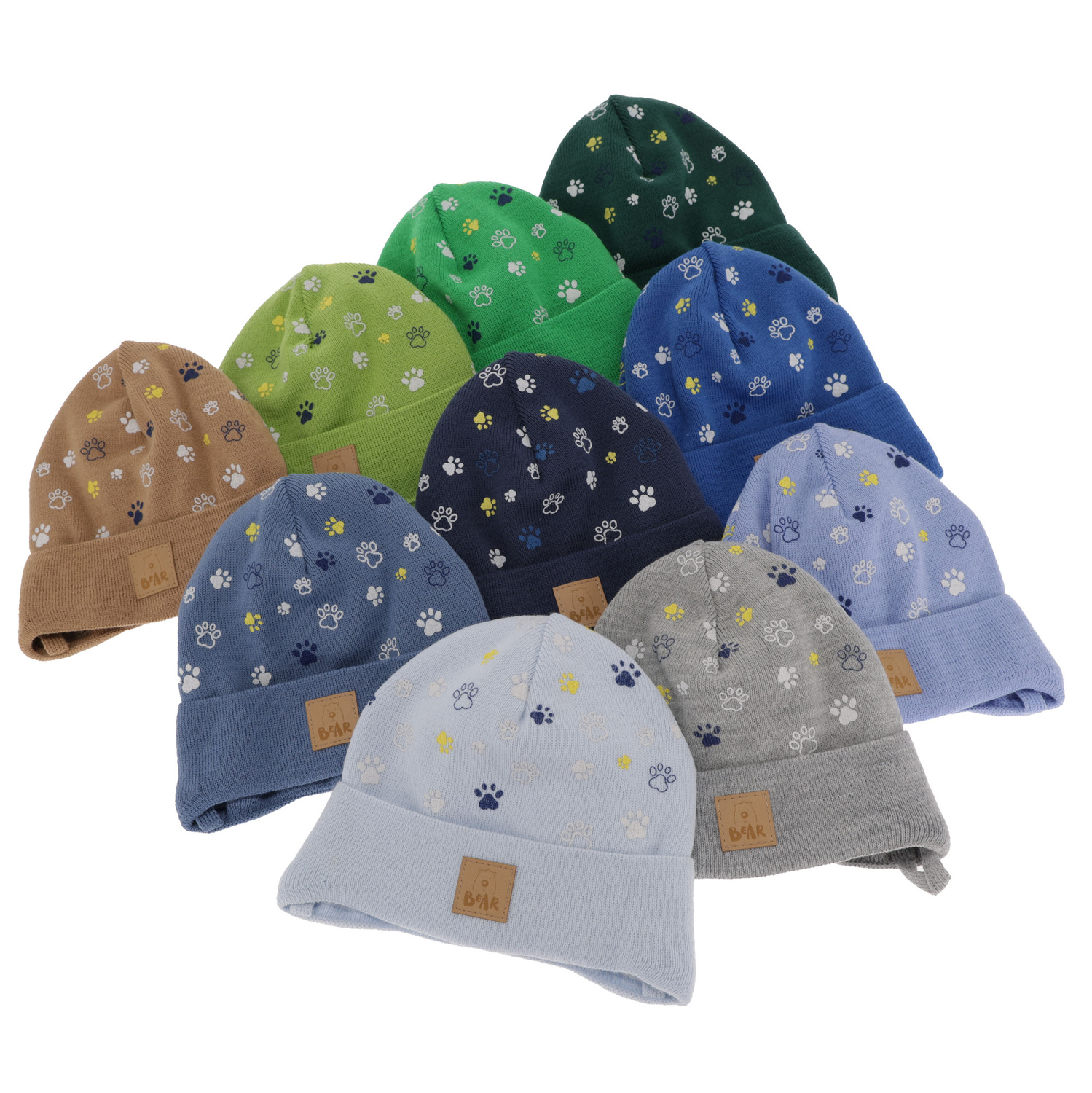 Čepice podzimní/jarní chlapecká zelená Folik