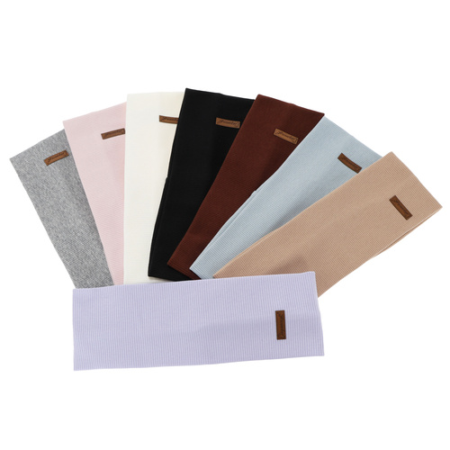 Dámská podzimní, jarní čelenka, černá, bavlněná Sharon