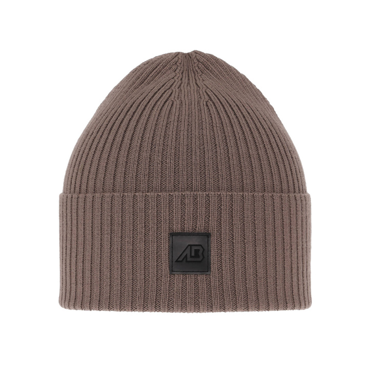 Pánská jarní/zimní čepice modrá 100% extra fine merino vlněná Matias