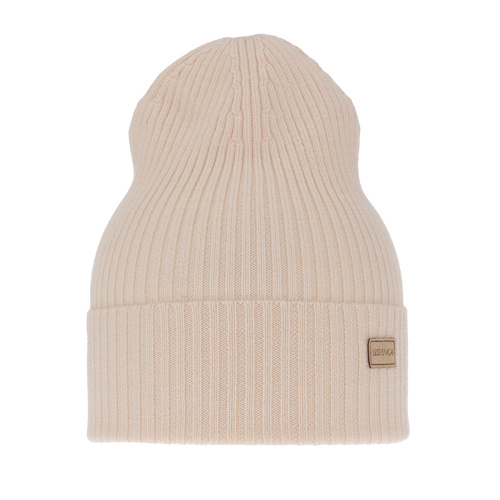 Dámská zimní čepice, jarní, světle růžová, 100% merino vlněná, Sophie