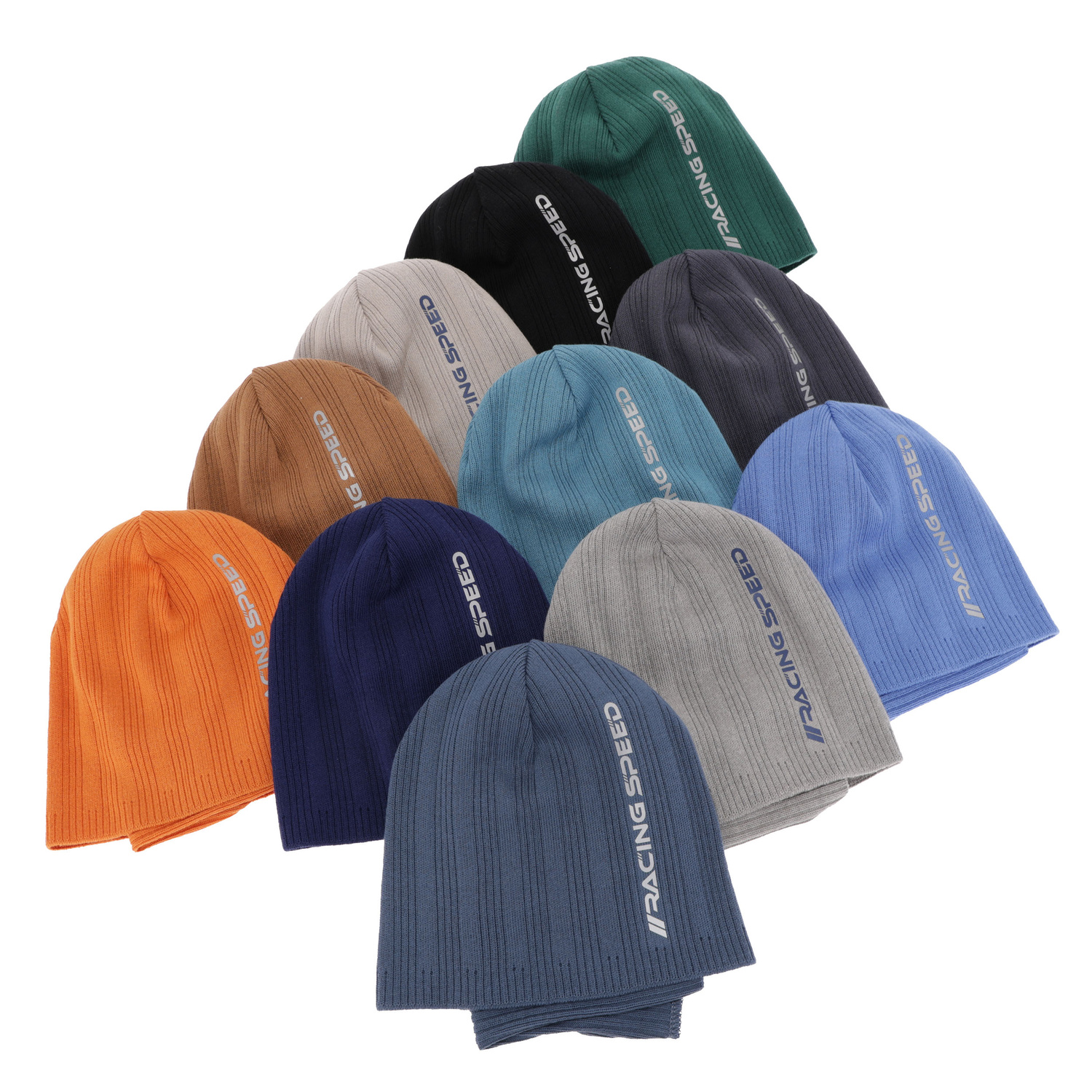 Komplet podzimní/jarní chlapecký: čepice a tunel, s bavlnou, černý Kolorado