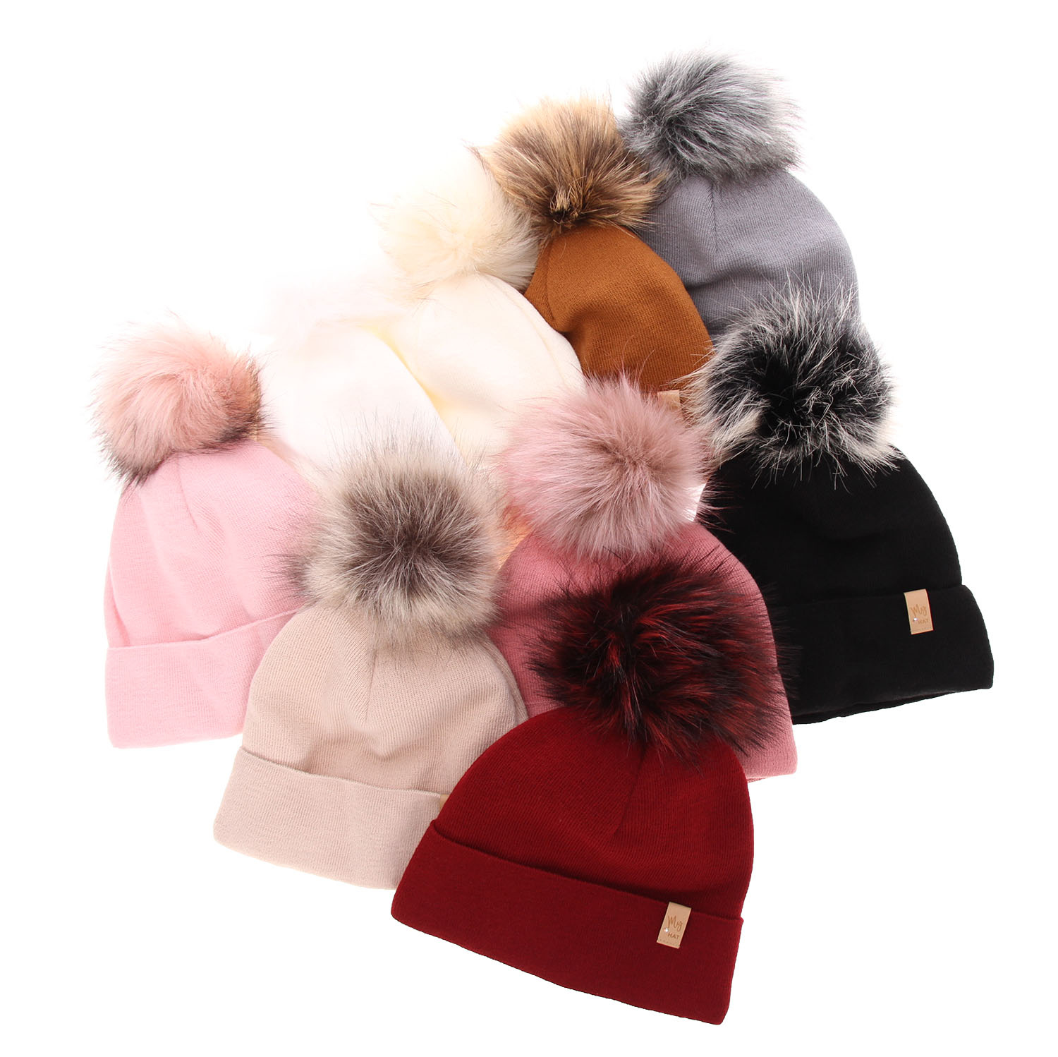 Čepice zimní dámská růžová Kalia