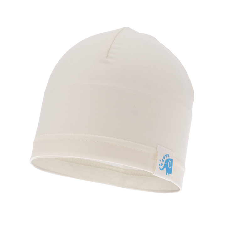 Čepice podzimní/jarní chlapecká krémová Alek