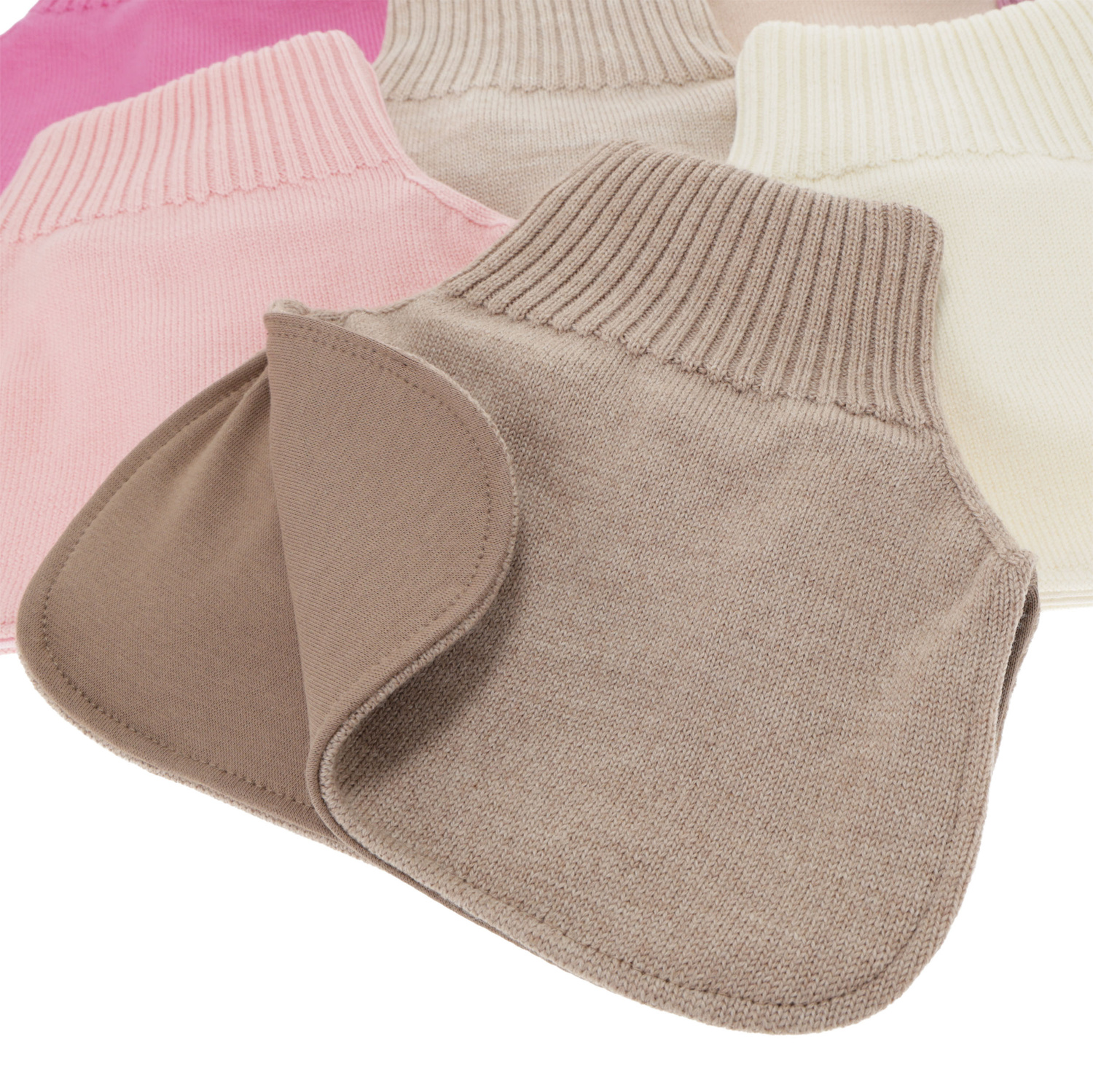 Golf zimní dívčí, bežová, 100% merino vlněná, Felice